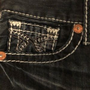 Men’s Big Star jeans. Dark wash with light stitching. Perfect condition.